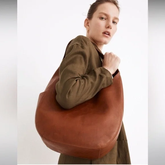 Madewell Oversized Shopper Bag Tote Olive Army Green